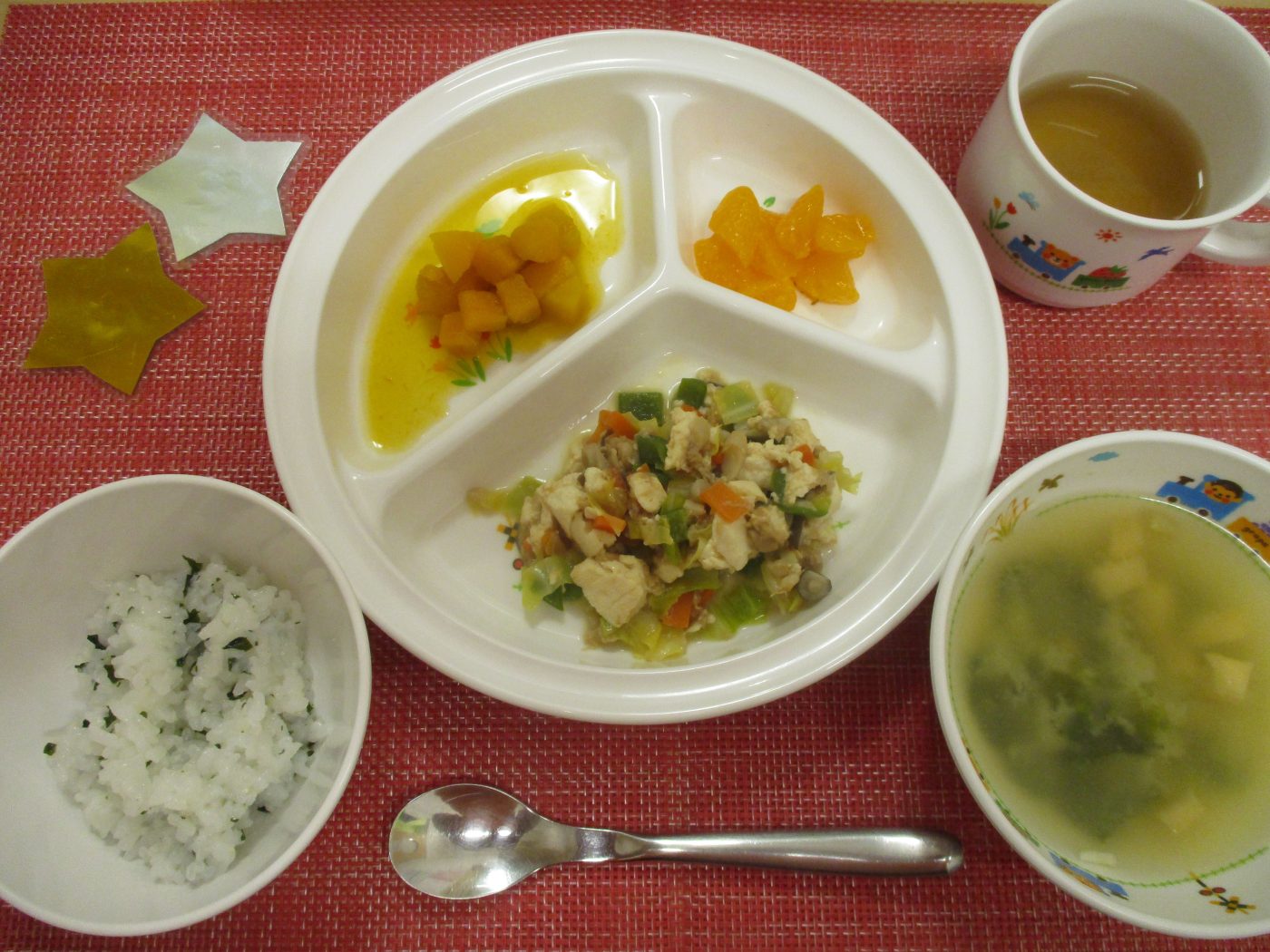 【2月12日㈬の給食・おやつ】