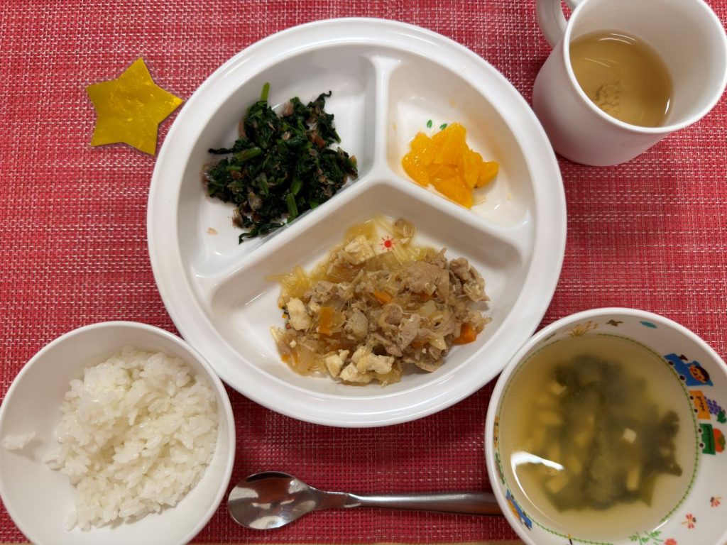 【7月31日㈮の給食・おやつ】
