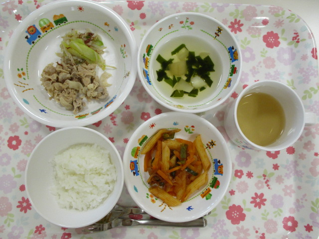 本日のお給食