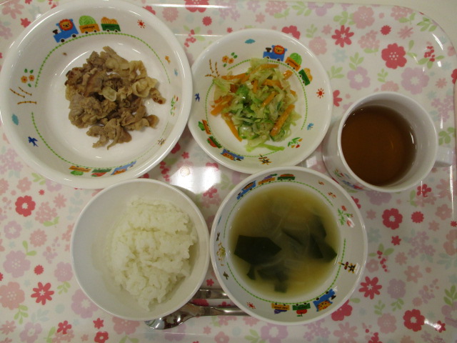 本日のお給食