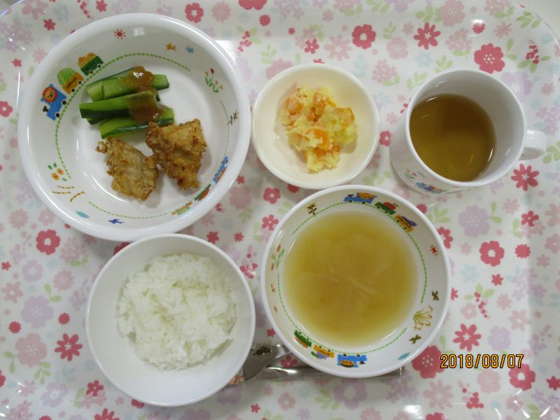 本日のお給食