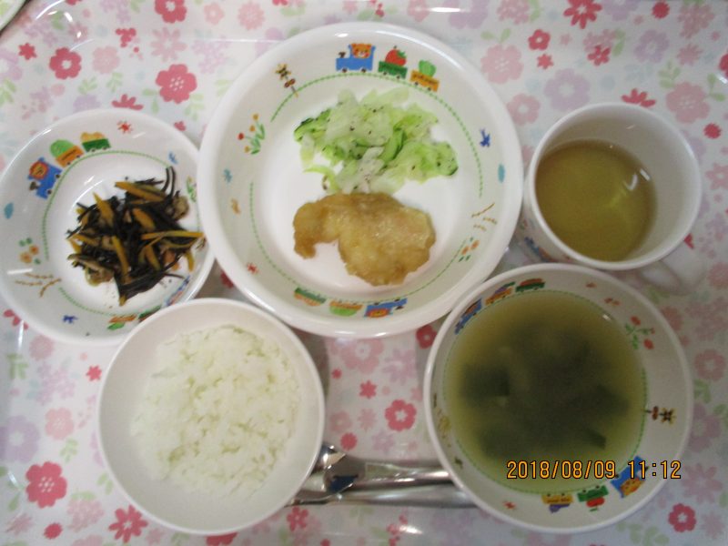 本日のお給食