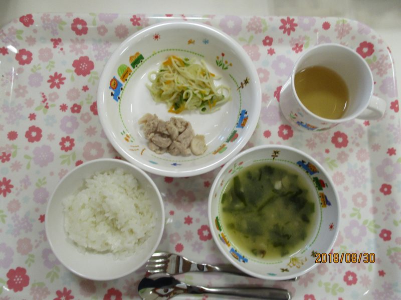 本日のお給食