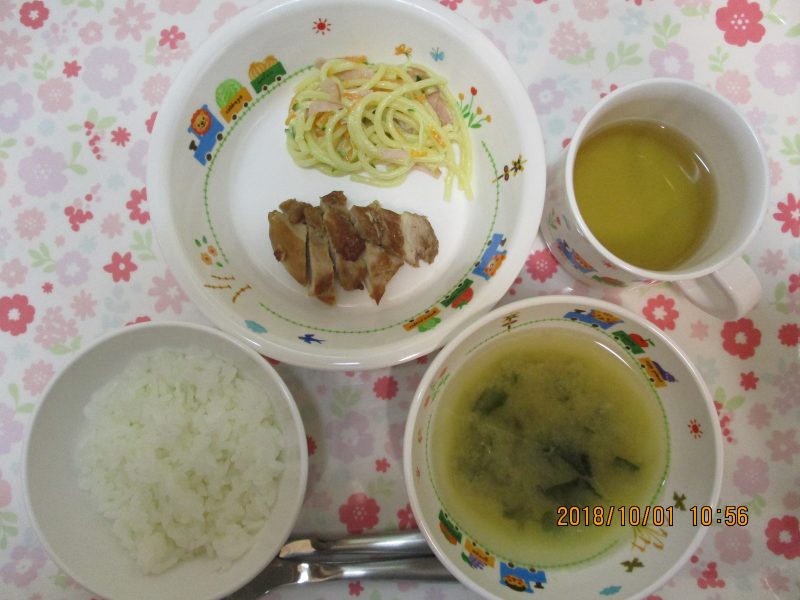 本日のお給食