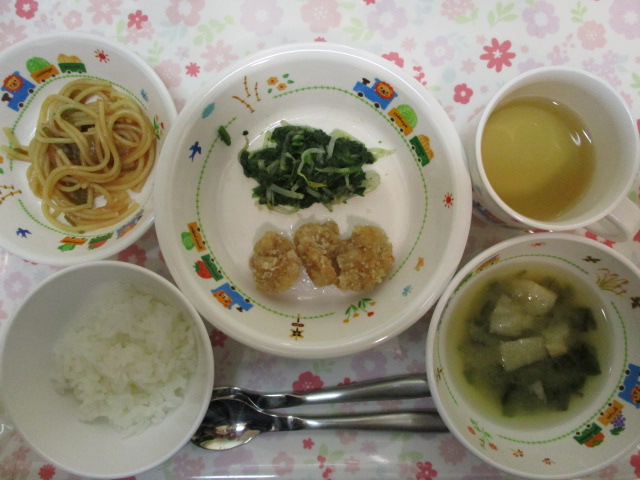 本日のお給食