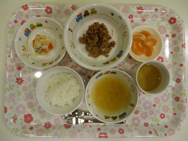 本日のお給食