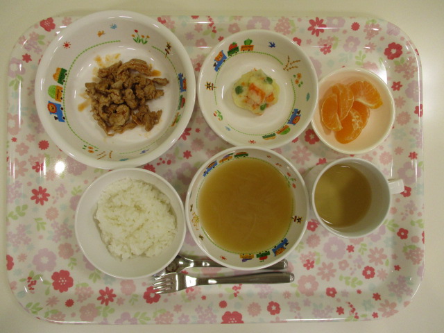 本日のお給食