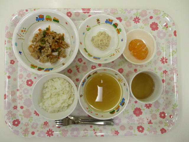 本日のお給食