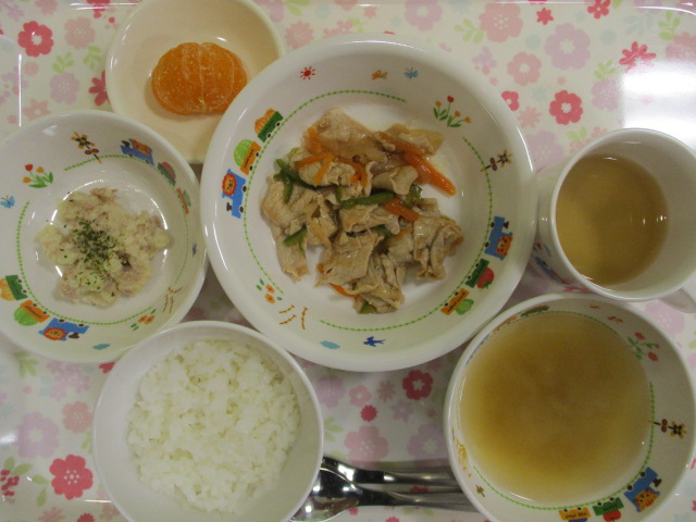 本日のお給食
