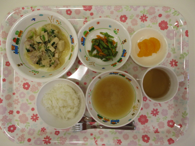 本日のお給食
