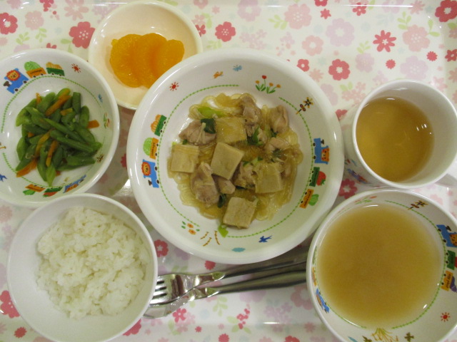 本日のお給食