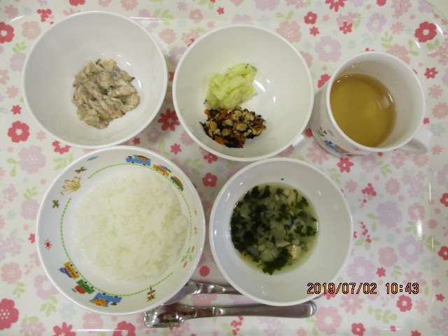 本日のお給食