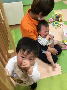 ?慣れ保育スタート?