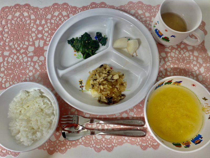 9月24日（土）の給食・おやつ