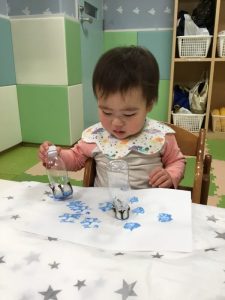 ☃️１月製作の様子☃️