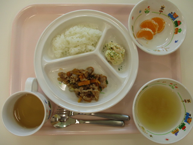 本日のお給食