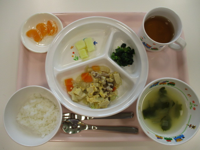 本日のお給食
