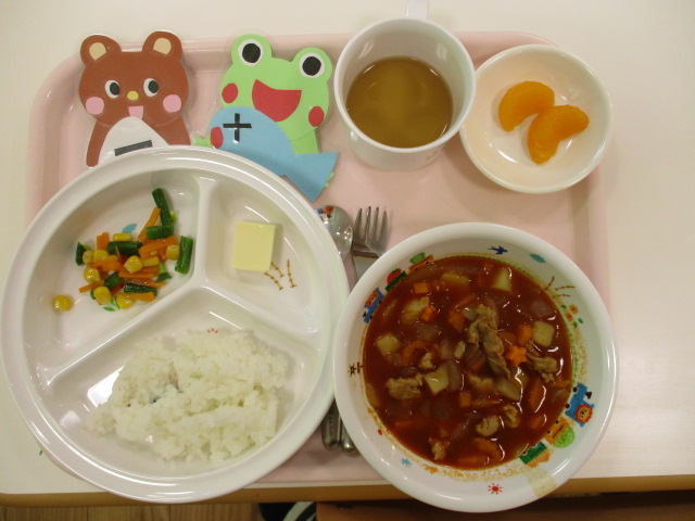本日のお給食