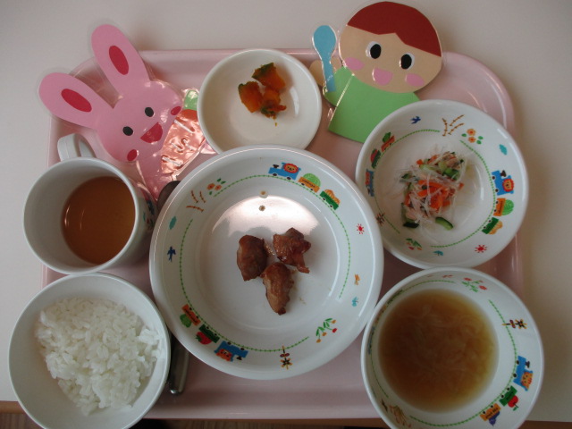 本日のお給食
