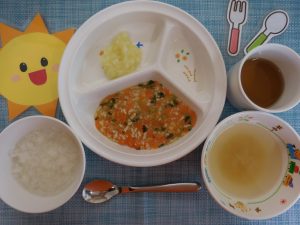 【4月25日㈭の給食・おやつ】