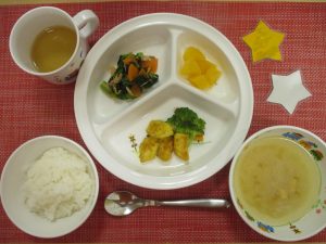 【4月3日(水)の給食・おやつ】