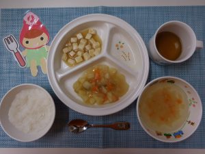 【12月25日の給食・おやつ】お誕生日会