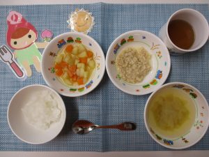 【1月7日㈫の給食・おやつ】