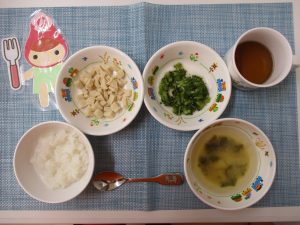 【2月3日㈪の給食・おやつ】