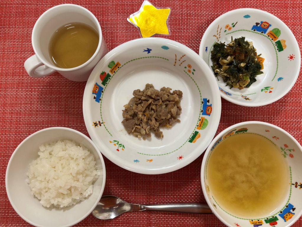 【3月12日㈬の給食・おやつ】