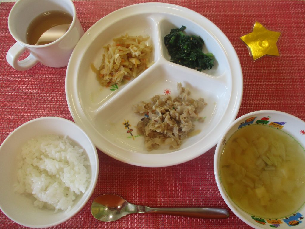 【5月13日㈫の給食・おやつ】