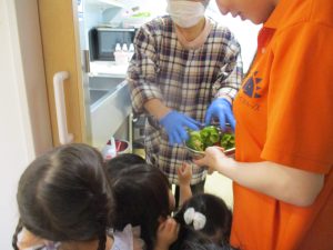 7月食育のテーマは「ピーマン」