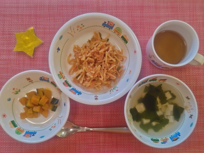 【1月24日㈯の給食・おやつ】