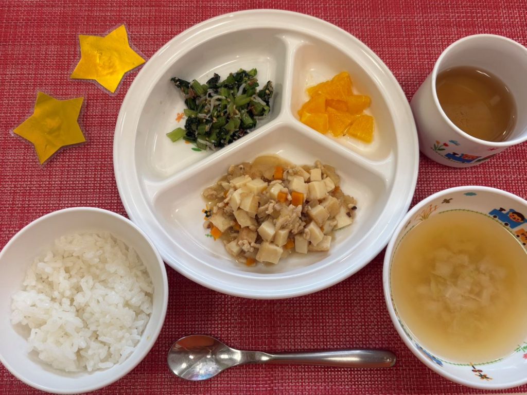 【9月9日㈬の給食・おやつ】