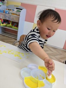 大きなカエルが遊びにきました