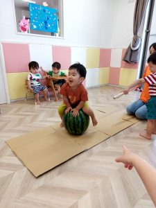 第二回スイカ割り大会🍉