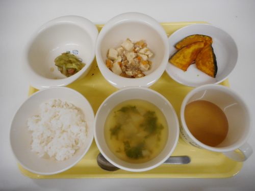 9月27日（木）の給食＆離乳食＆おやつメニュー