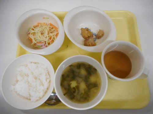 10月15日（月）の給食＆離乳食＆おやつメニュー