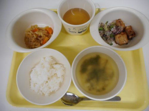 10月16日（火）の給食＆離乳食＆おやつメニュー