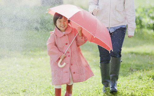 雨の日の登園を親子で楽しもう!