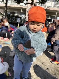 みんな大好きお砂場遊び😊