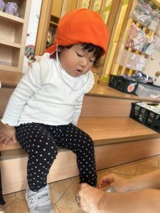 お散歩に行きたい子どもたち👟