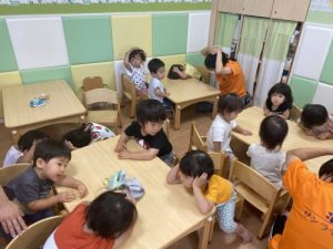 避難訓練がありました。