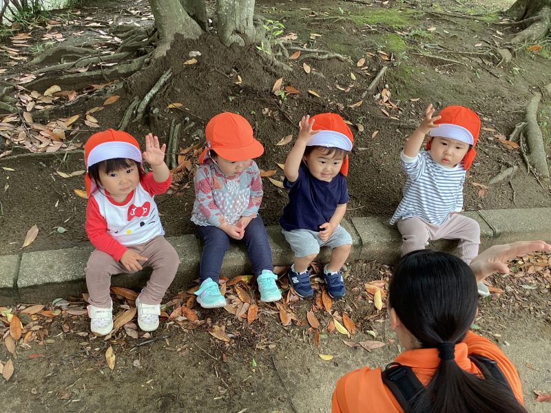 🌳戸外遊び&お給食😋🍴