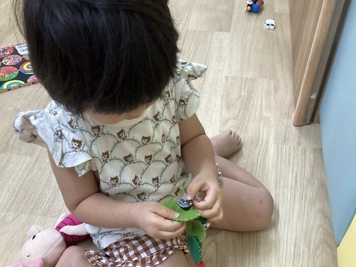 ボタンはめおもちゃ