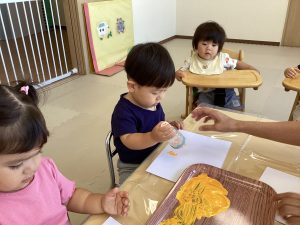 室内活動の様子🌽