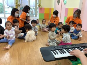 リトミックカリキュラムの様子🎵