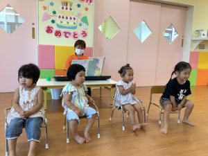 🌻8月生まれの誕生会🌻