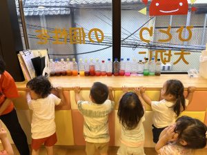園ブログ　色水・氷遊び🩵②