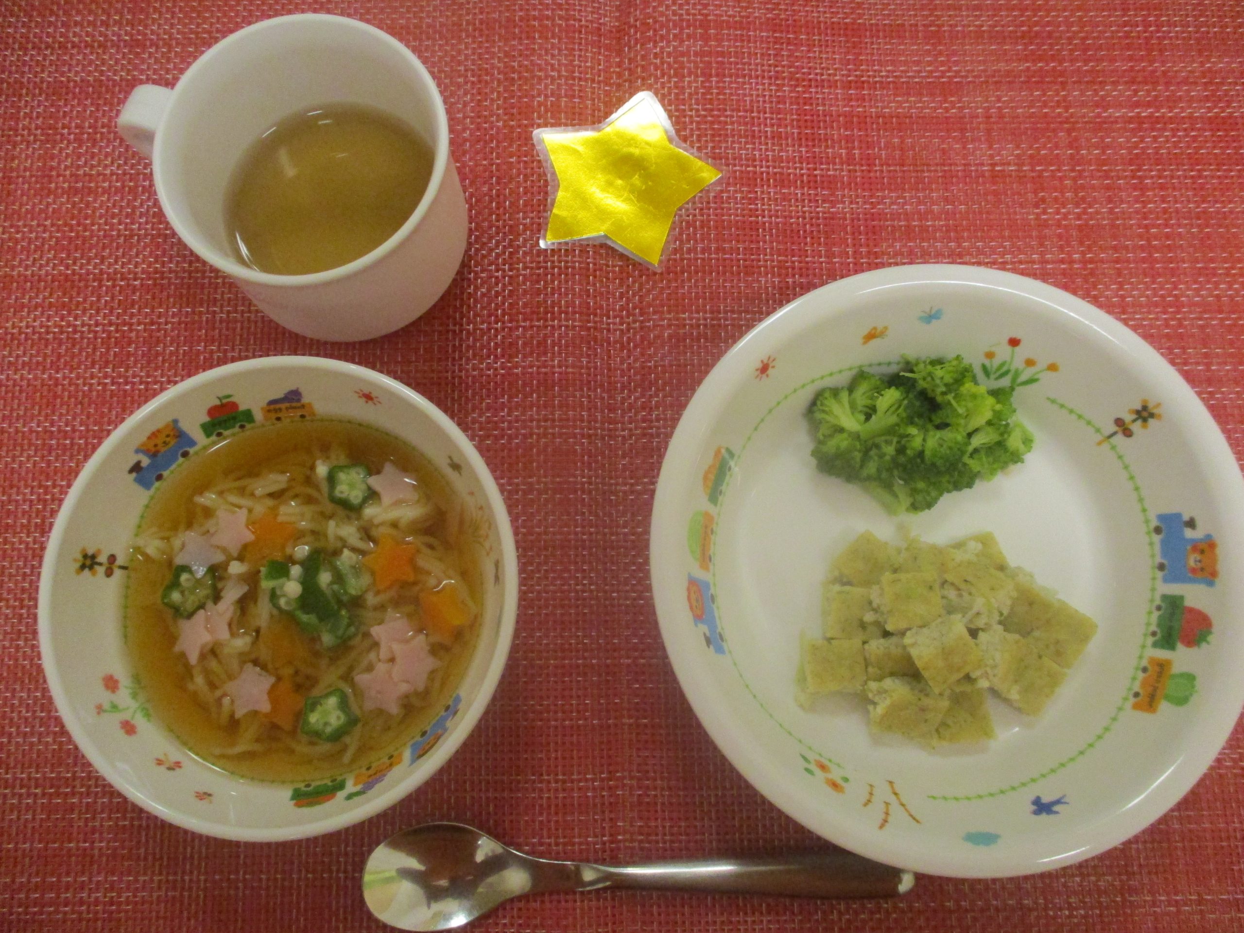 【7月7日㈪の給食・おやつ】