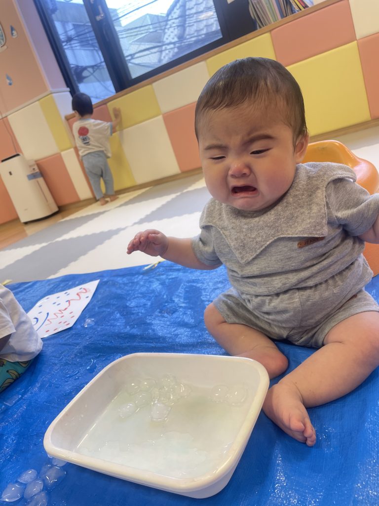 園ブログ　氷遊び🧊